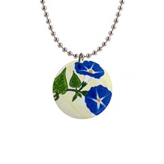 Morning Glories Button Necklace by lwdstudio