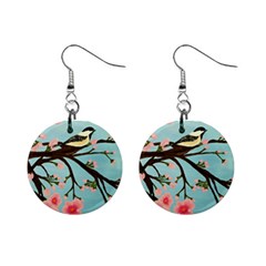 Chickadee Mini Button Earrings