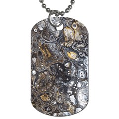 Golden Bubbles Dog Tag (one Side)