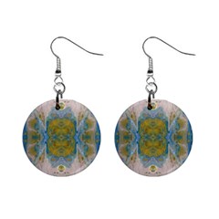 Cosmic Waters Repeat Tile Mini Button Earrings