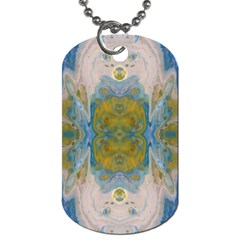 Cosmic Waters Repeat Tile Dog Tag (one Side)