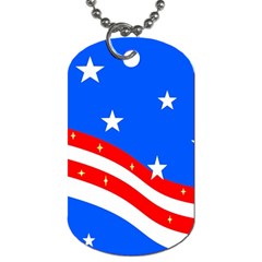 Ameriflag Dog Tag (one Side)