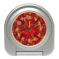 Colorful Abstract Ethnic Style Pattern Travel Alarm Clock by dflcprints