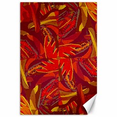 Colorful Abstract Ethnic Style Pattern Canvas 12  X 18  by dflcprints