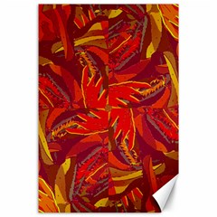 Colorful Abstract Ethnic Style Pattern Canvas 24  X 36  by dflcprints