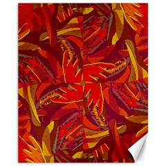 Colorful Abstract Ethnic Style Pattern Canvas 11  X 14  by dflcprints