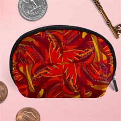 Colorful Abstract Ethnic Style Pattern Accessory Pouch (large) by dflcprints