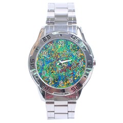 Edge Of The Universe Stainless Steel Analogue Watch