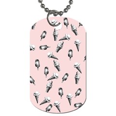 Ice Cream Pattern Dog Tag (two Sides) by Valentinaart