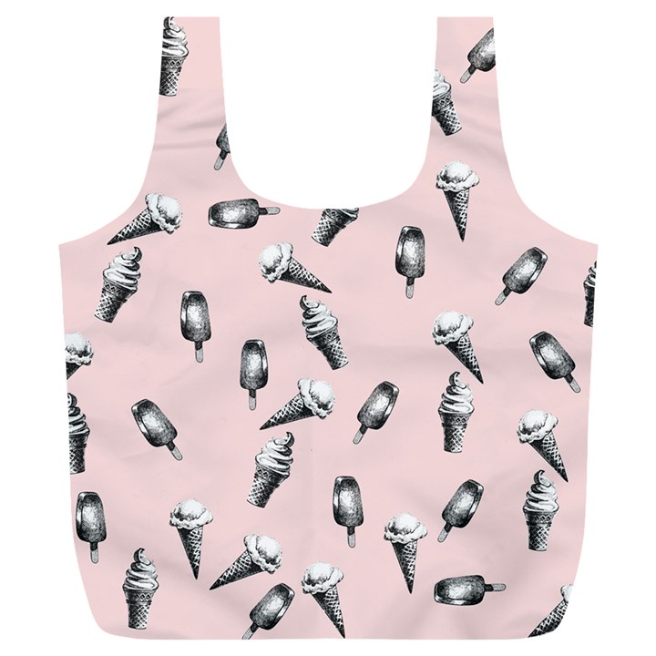 Ice Cream Pattern Full Print Recycle Bag (XL)