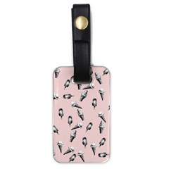 Ice Cream Pattern Luggage Tags (one Side)  by Valentinaart