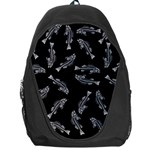 Vintage Fish Skeleton pattern  Backpack Bag Front