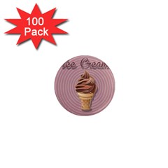 Pop Art Ice Cream 1  Mini Magnets (100 Pack)  by Valentinaart