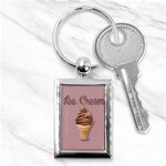 Pop Art Ice Cream Key Chains (Rectangle)  Front