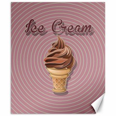 Pop Art Ice Cream Canvas 8  X 10  by Valentinaart