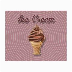 Pop Art Ice Cream Small Glasses Cloth (2-side) by Valentinaart