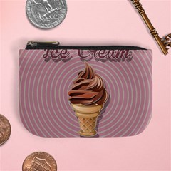 Pop Art Ice Cream Mini Coin Purse by Valentinaart