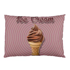 Pop Art Ice Cream Pillow Case (two Sides) by Valentinaart