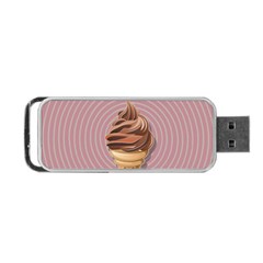 Pop Art Ice Cream Portable Usb Flash (one Side) by Valentinaart