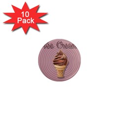 Pop Art Ice Cream 1  Mini Magnet (10 Pack)  by Valentinaart