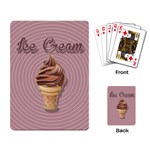 Pop Art Ice Cream Playing Cards Single Design Back