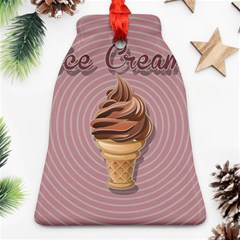 Pop Art Ice Cream Ornament (bell) by Valentinaart