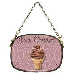 Pop Art Ice Cream Chain Purse (two Sides) by Valentinaart