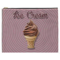 Pop Art Ice Cream Cosmetic Bag (xxxl) by Valentinaart