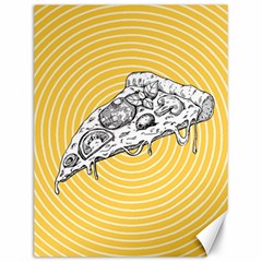 Pop Art Pizza Canvas 12  X 16  by Valentinaart