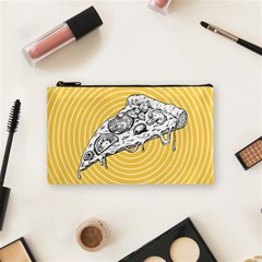 Pop Art Pizza Cosmetic Bag (small) by Valentinaart