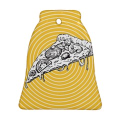 Pop Art Pizza Bell Ornament (two Sides) by Valentinaart