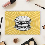 Pop art Hamburger  Cosmetic Bag (Large) Front