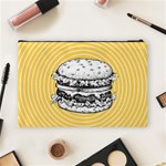 Pop art Hamburger  Cosmetic Bag (Large) Back