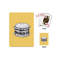 Pop Art Hamburger  Playing Cards (mini)