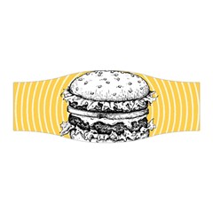 Pop Art Hamburger  Stretchable Headband by Valentinaart