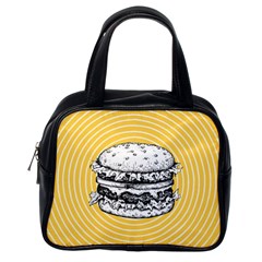 Pop Art Hamburger  Classic Handbag (one Side) by Valentinaart