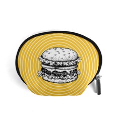 Pop Art Hamburger  Accessory Pouch (small) by Valentinaart