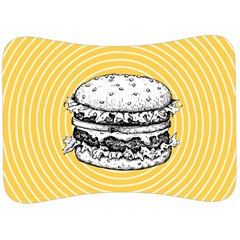 Pop Art Hamburger  Velour Seat Head Rest Cushion