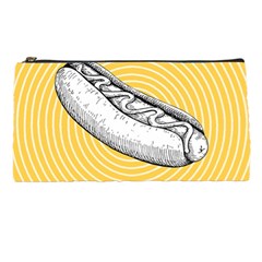 Pop Art Hot Dog Pencil Cases by Valentinaart