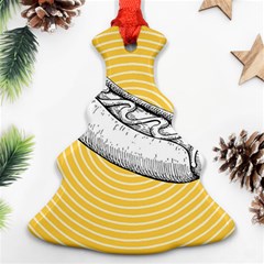 Pop Art Hot Dog Ornament (christmas Tree)  by Valentinaart