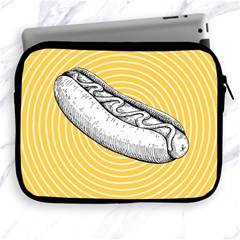 Pop Art Hot Dog Apple Ipad 2/3/4 Zipper Cases by Valentinaart