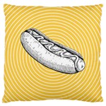 Pop art hot dog Standard Flano Cushion Case (Two Sides) Front