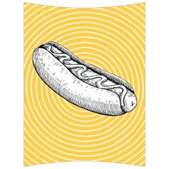 Pop Art Hot Dog Back Support Cushion by Valentinaart