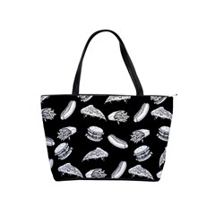 Fast Food Pattern Classic Shoulder Handbag by Valentinaart