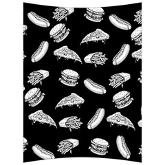 Fast Food Pattern Back Support Cushion by Valentinaart