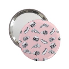 Fast food pattern 2.25  Handbag Mirrors