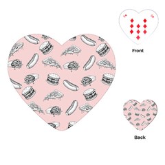 Fast food pattern Playing Cards (Heart)