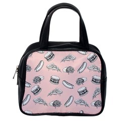 Fast food pattern Classic Handbag (One Side)