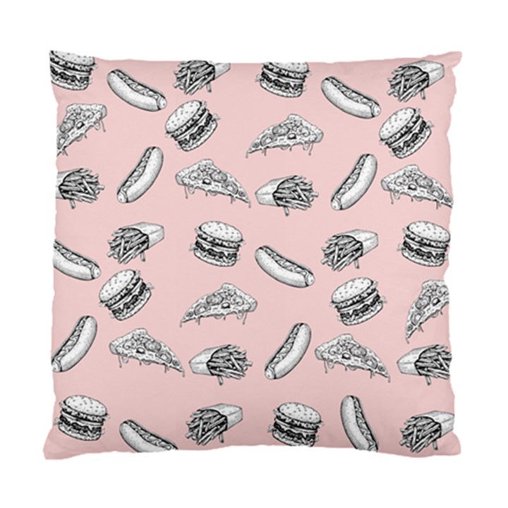 Fast food pattern Standard Cushion Case (Two Sides)