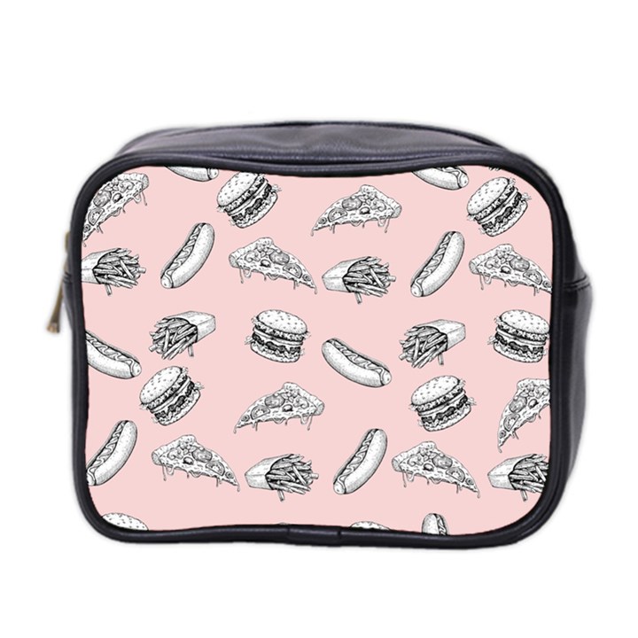 Fast food pattern Mini Toiletries Bag (Two Sides)